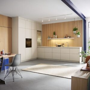 Schueller moderne L-Kueche Sand