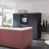 Nobilia Moderne Inselküche Easytouch Rostrot